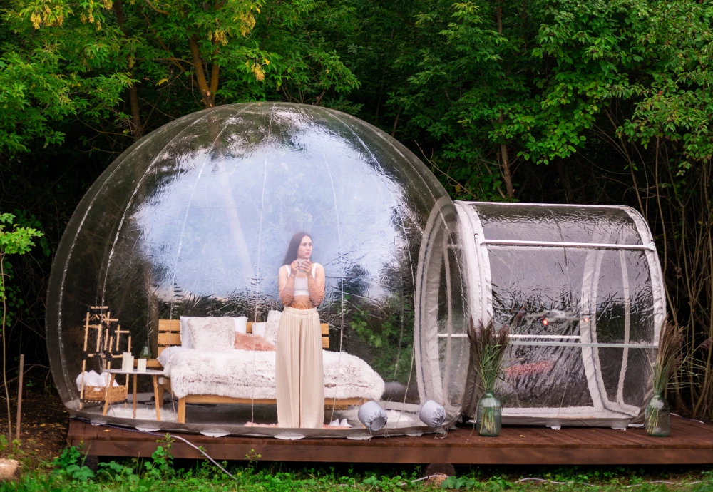 transparent crystal tents inflatable buildings bubble tent